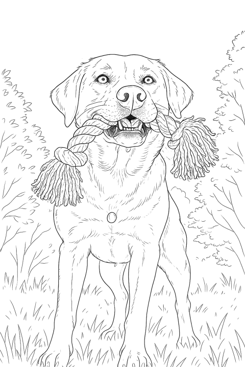 Labrodors Moments Coloring Book Interior