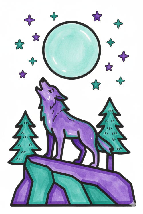 Mystic Duo Two Tones Coloring Book Interior