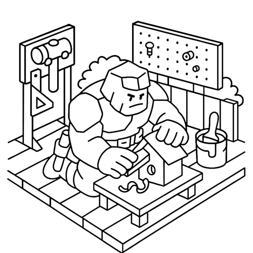 Cute Monsters Coloring Book example