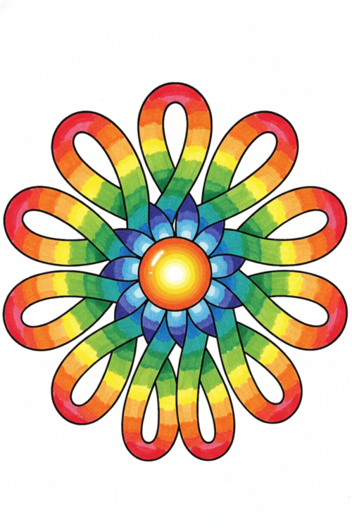 Just Simple Mandalas Coloring Book Interior