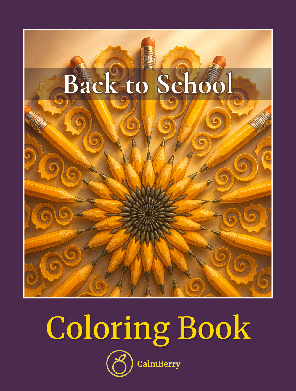 Back to School Coloring Book Cover