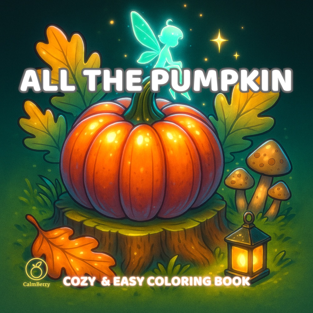 All the Pumpkin Coloring Book Cover