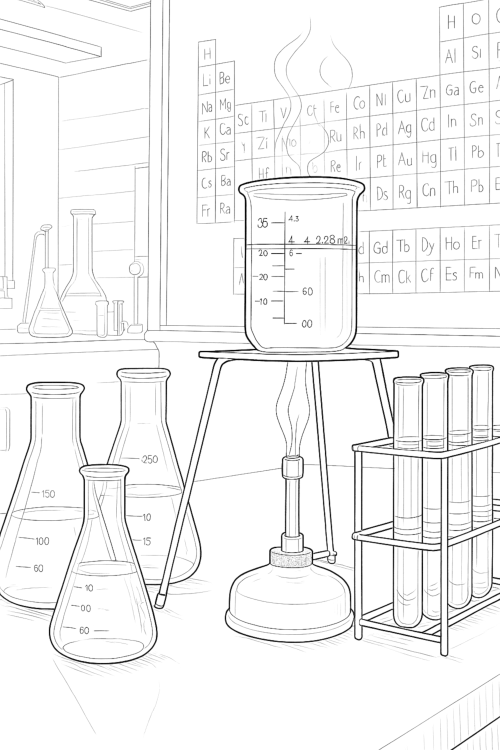 Back to School Coloring Book Example