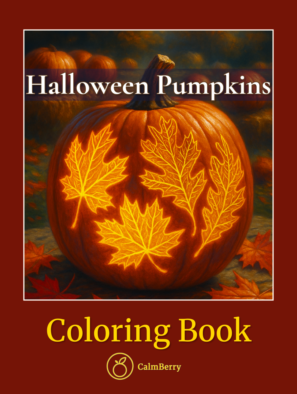 Halloween Pumpkins Coloring Book Cover