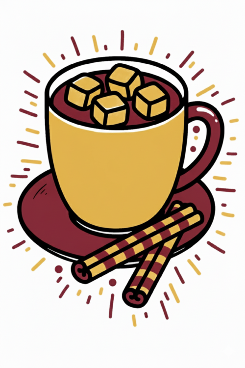 Autumn Cozy Duo Two Tones Coloring Book Interior