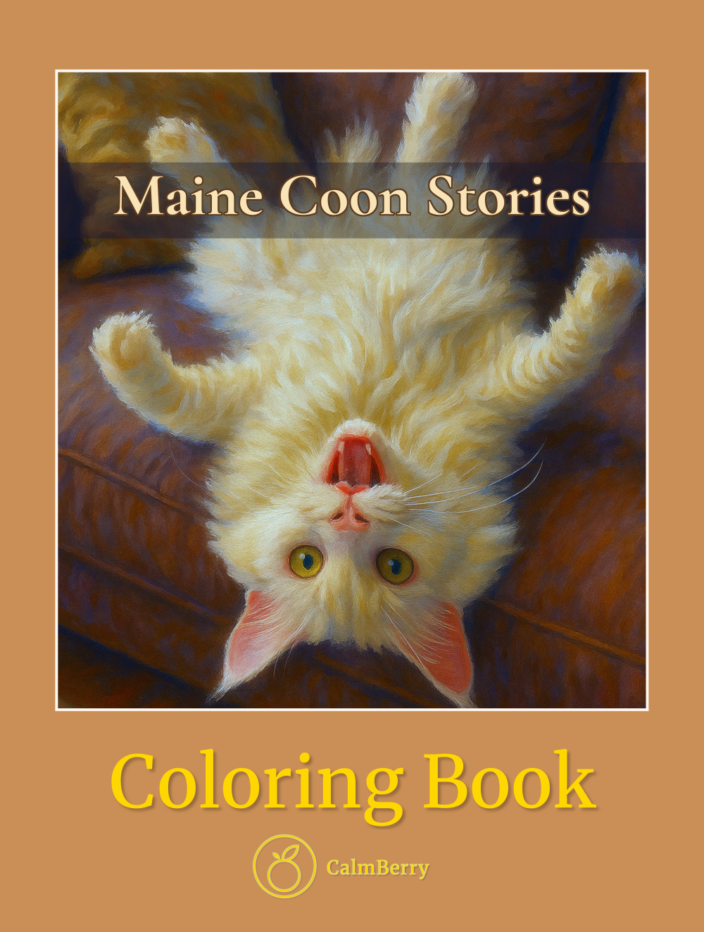 Maine Coon Stories Coloring Book Cover
