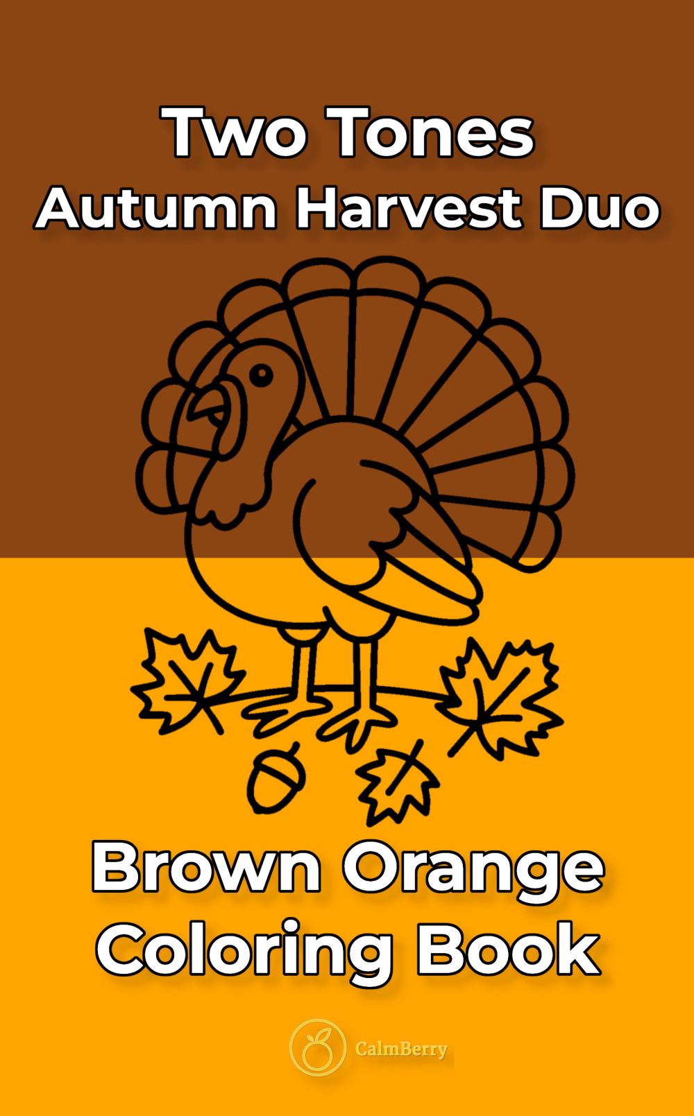 Autumn Harvest Duo Two Tones Coloring Book Cover