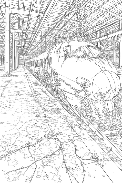 Urban Jungle Coloring Book Example