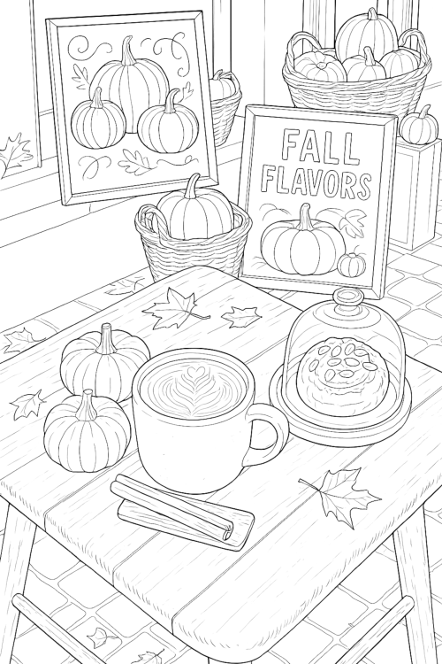 Halloween Pumpkins Coloring Book Interior