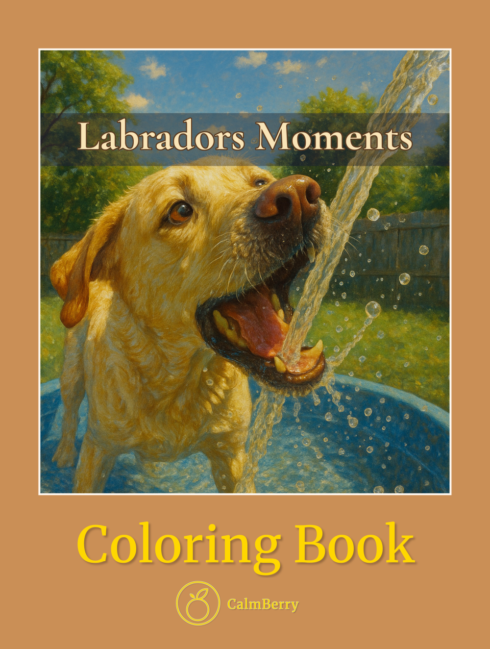 Labrodors Moments Coloring Book Cover
