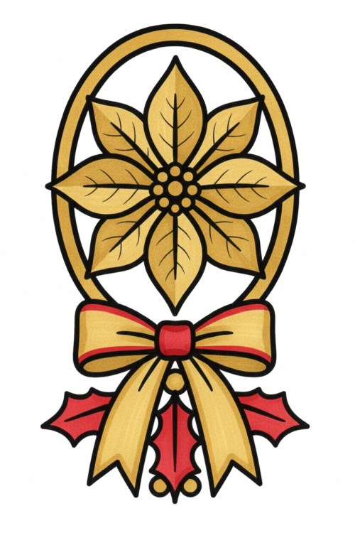 Christmas Luxury Duo Two Tones Coloring Book Interior