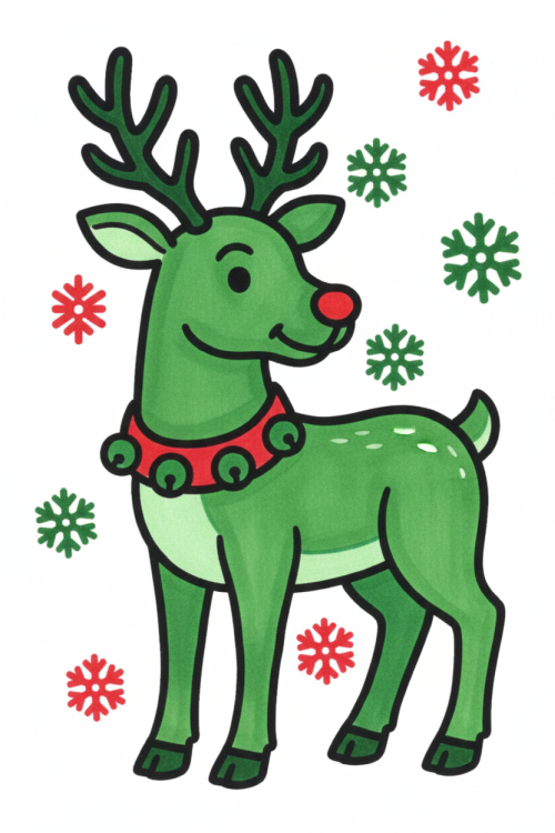 Christmas Classic Duo Two Tones Coloring Book Interior