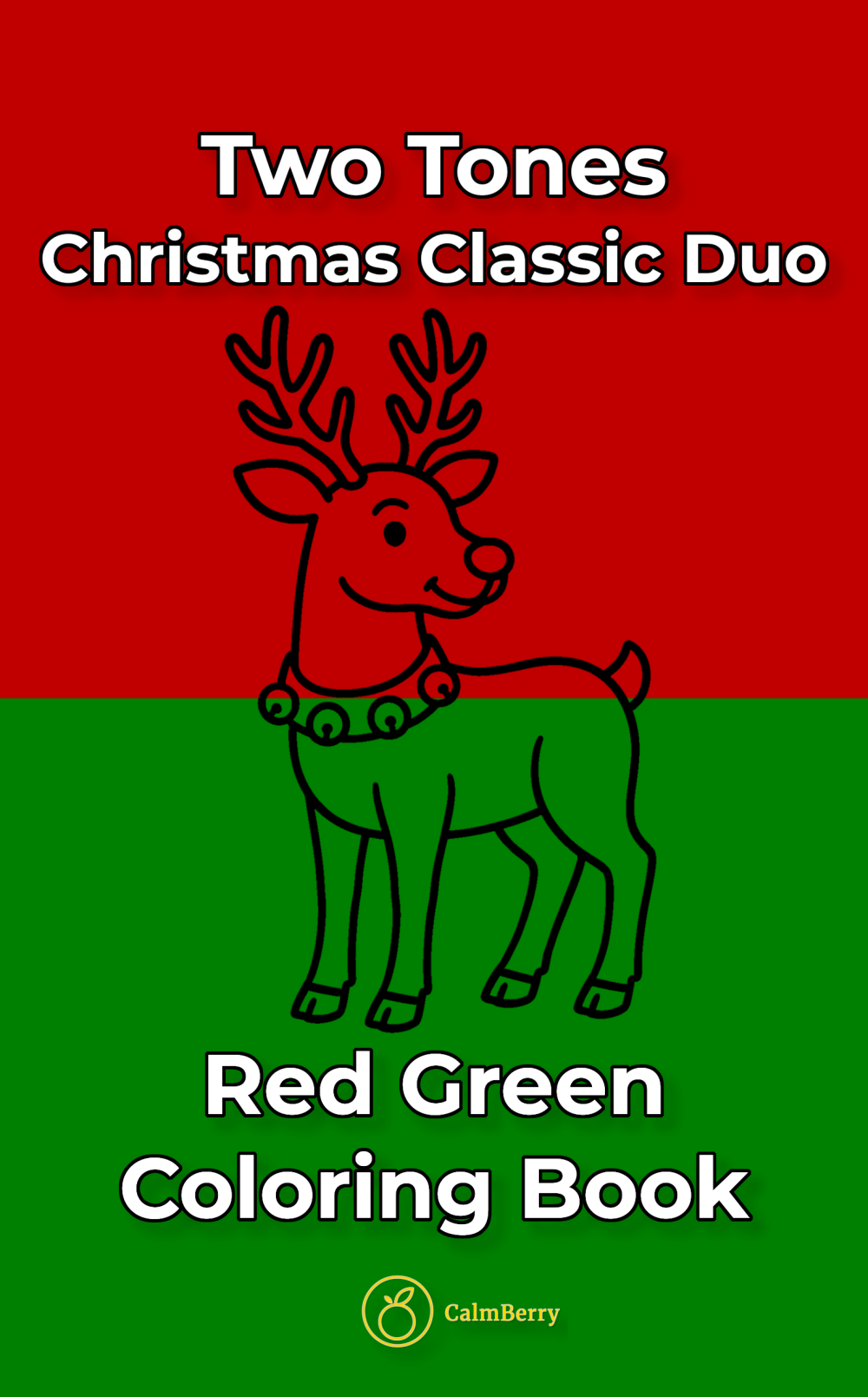 Christmas Classic Duo Two Tones Coloring Book Cover
