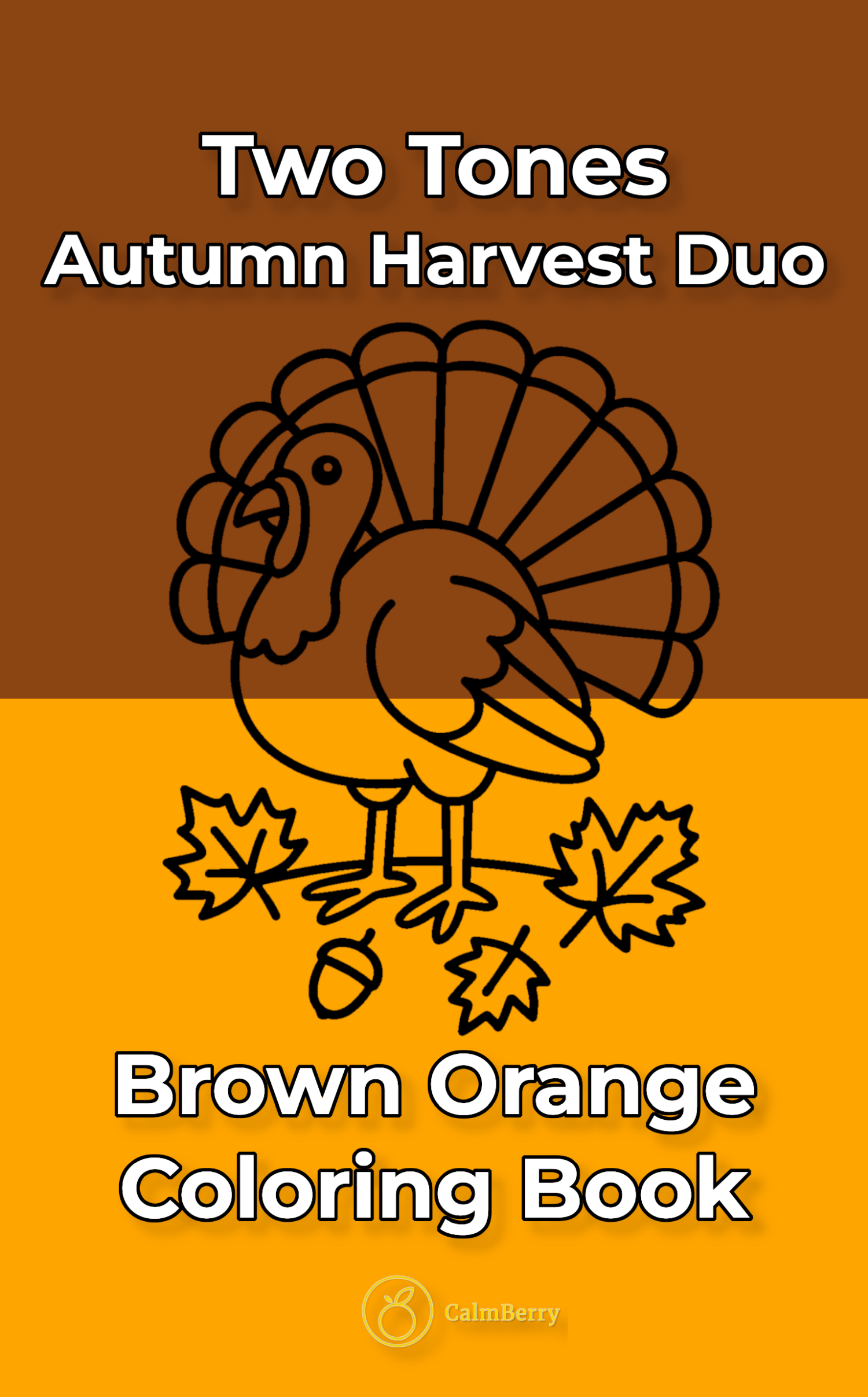 Autumn Harvest Duo Two Tones Coloring Book Cover