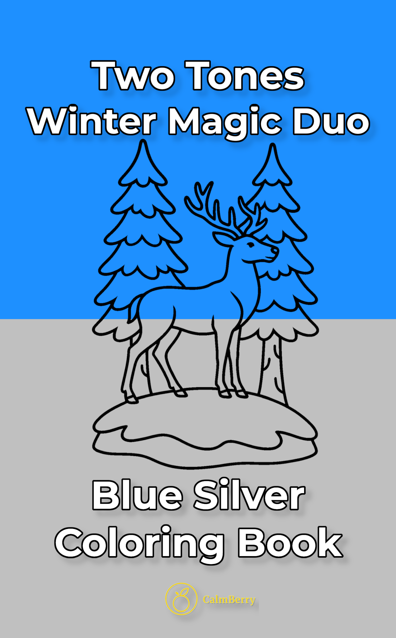 Winter Magic Duo Two Tones Coloring Book Cover