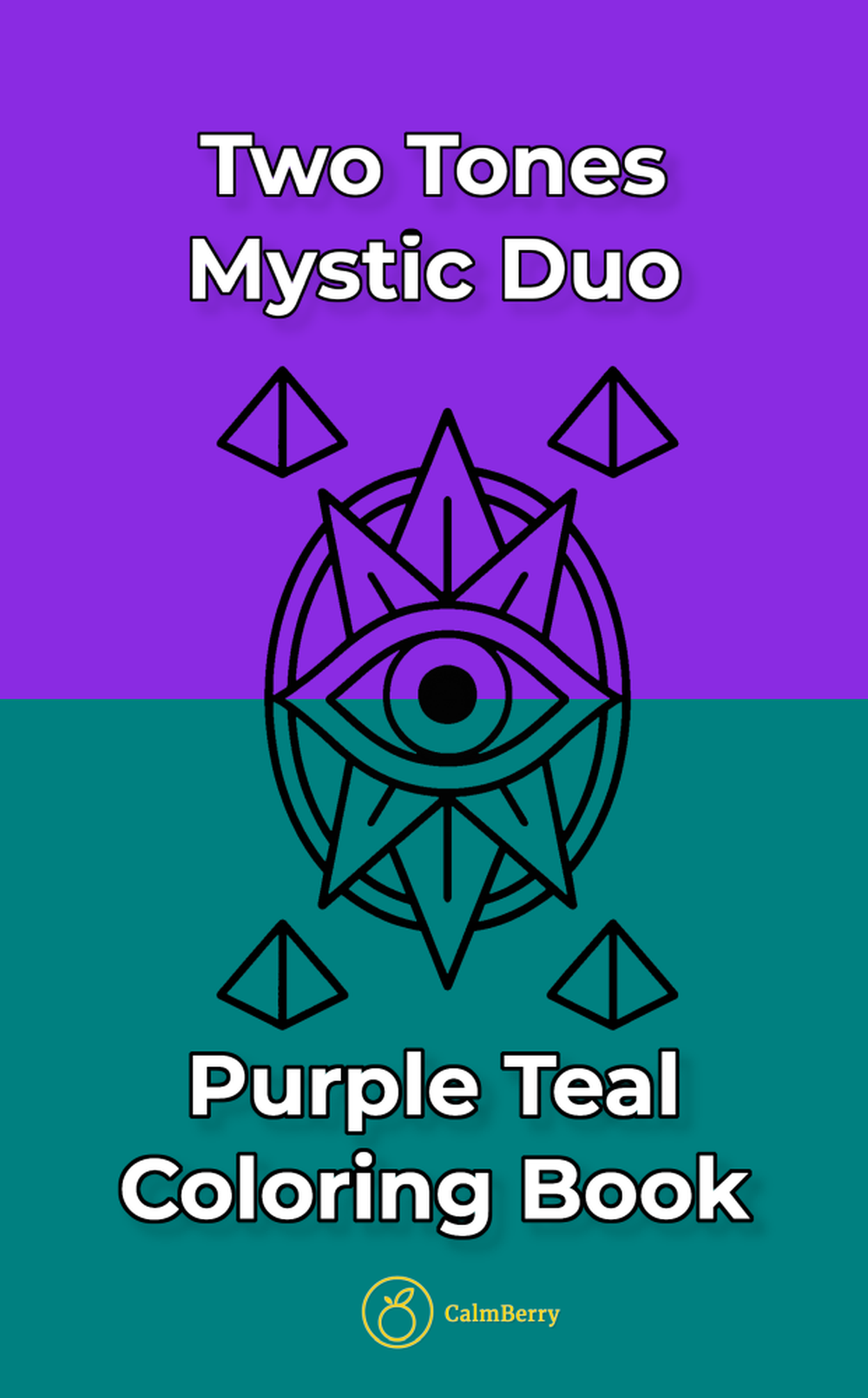 Mystic Duo Two Tones Coloring Book Cover