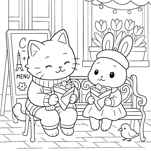 Cozy Life Coloring Book interior