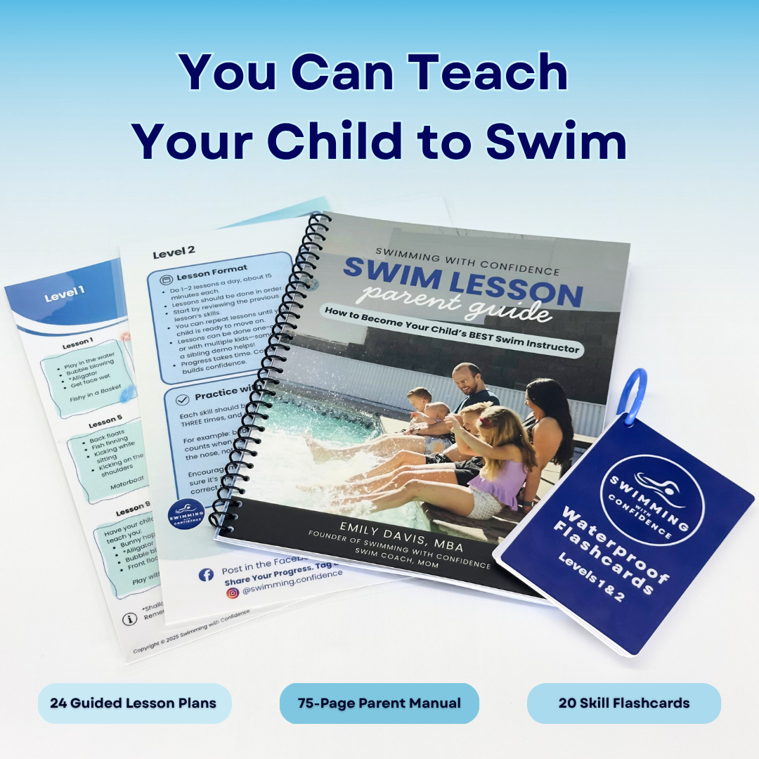 you can teach your child to swim parent manual flashcards and lesson plans