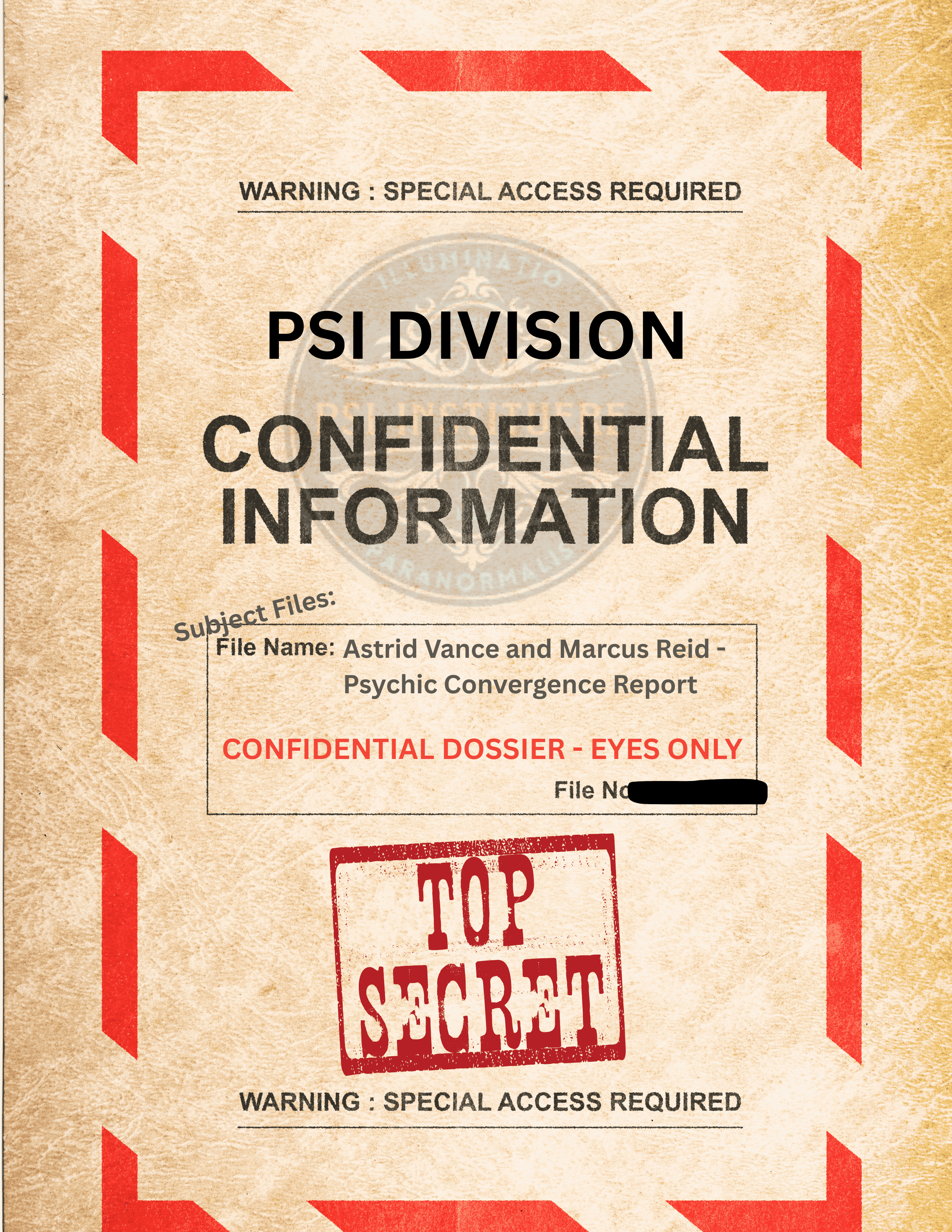 Top-Secret Dossier Cover