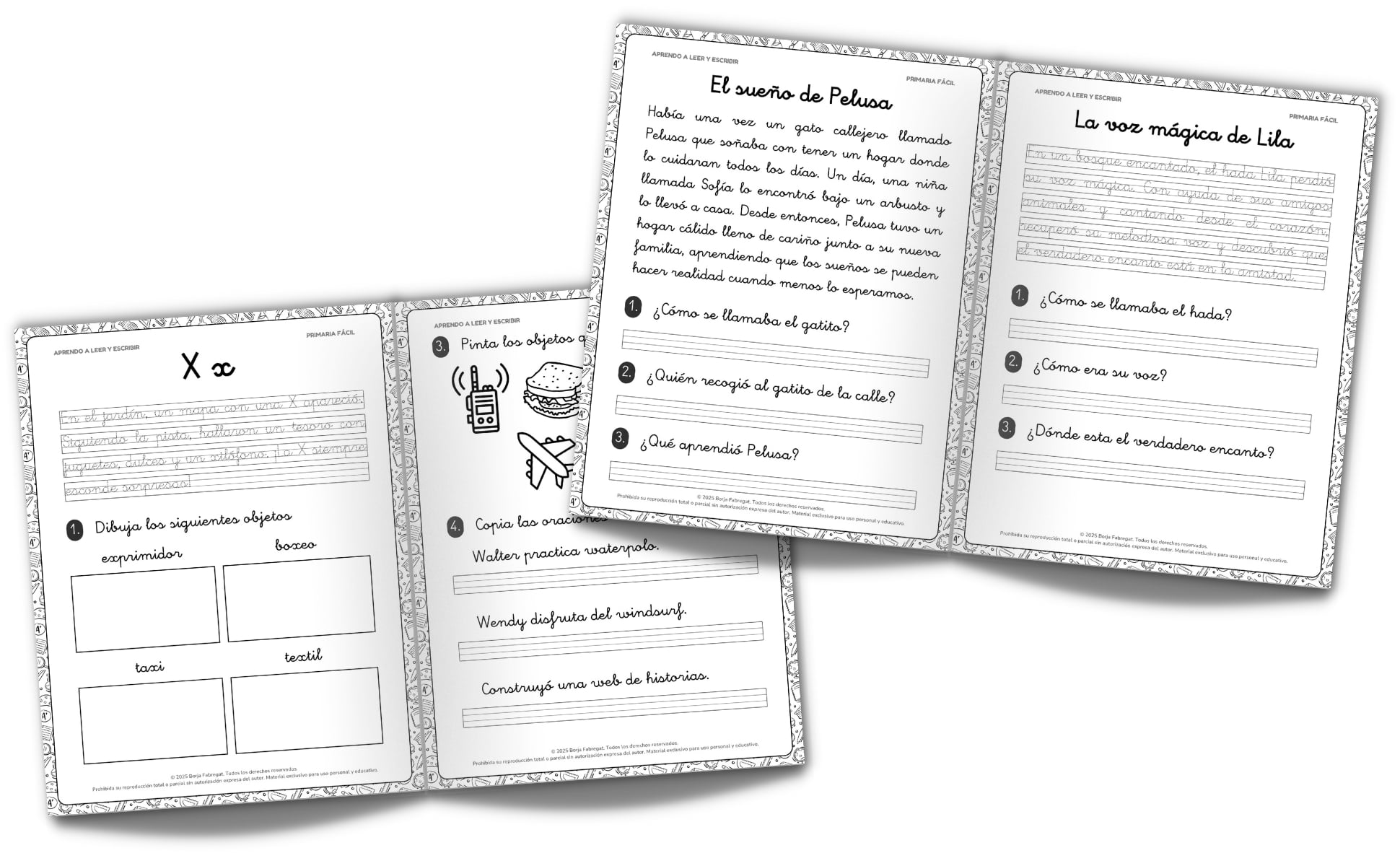 imprimir lectoescritura