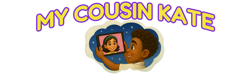 My Cousin Kate kids books logo