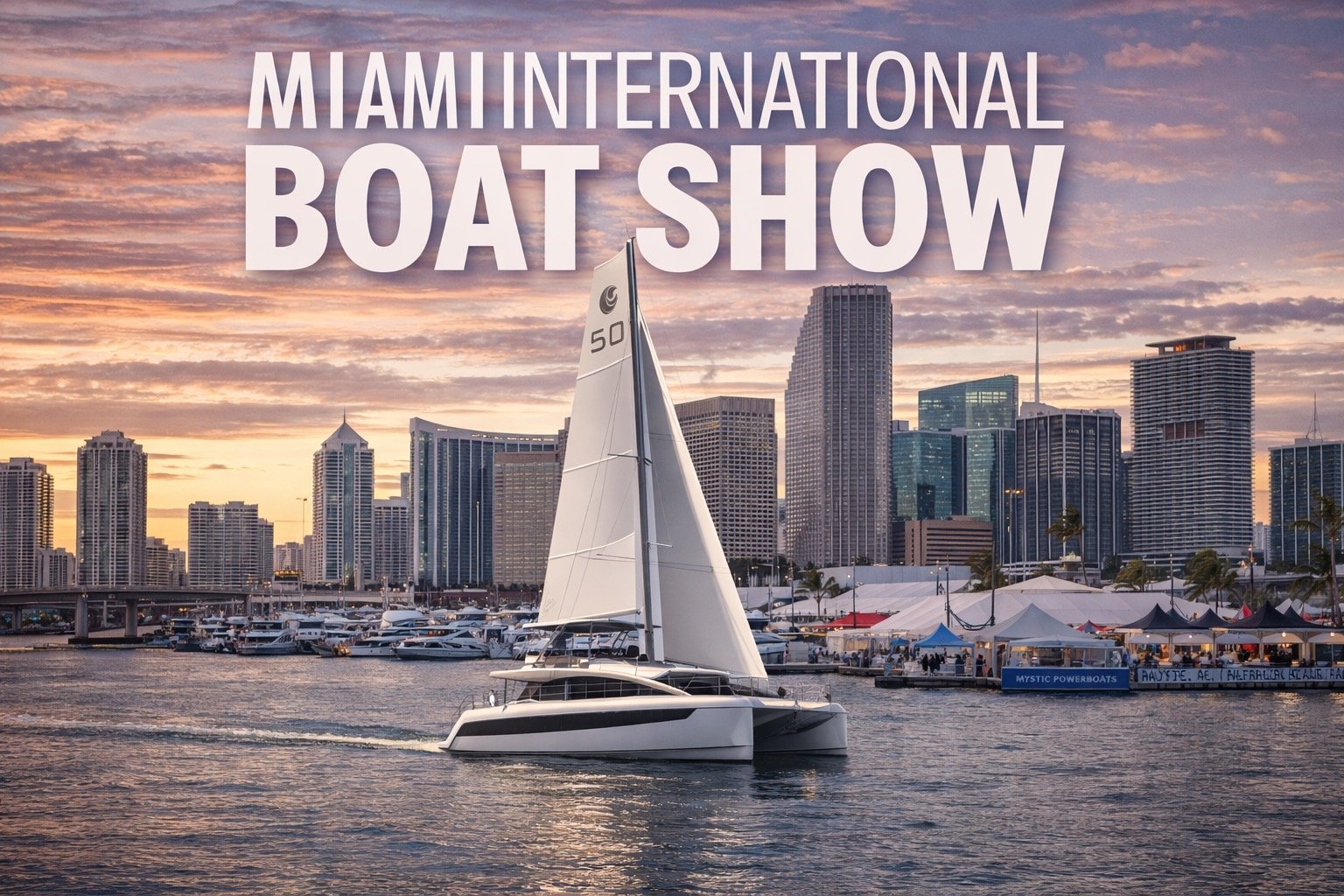 Aquila 50 Sail World Premiere in Miami