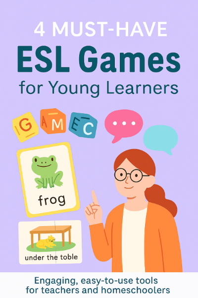 🎲 4 Must-Have ESL Games That Make English Learning Fun