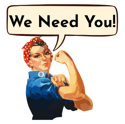 We need you!