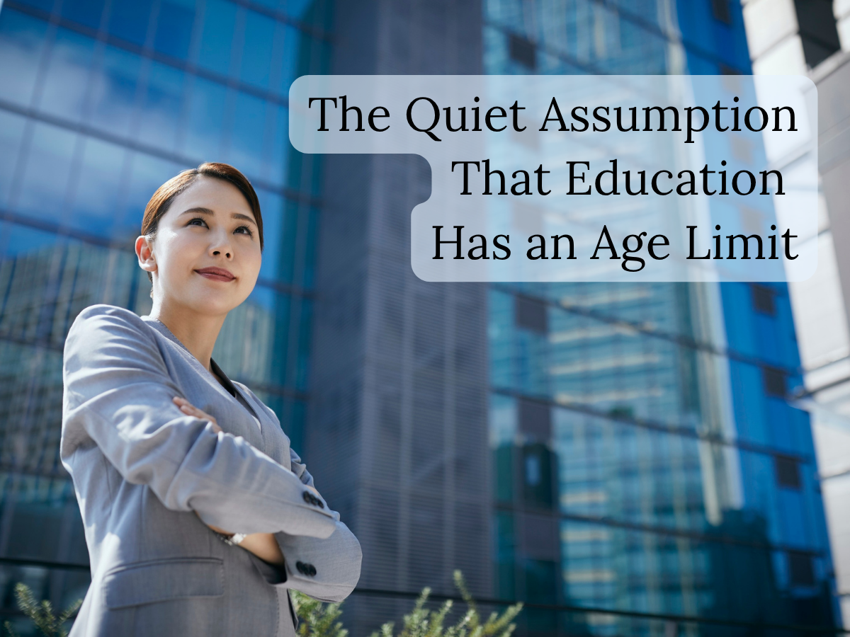 Ambition Doesn't Expire. So Why Do We Treat It Like It Does?