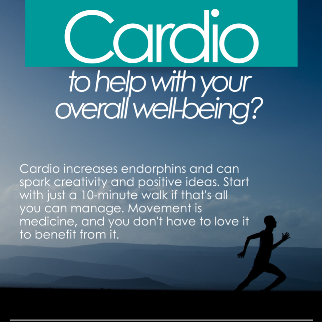 Cardio to help with your well-being