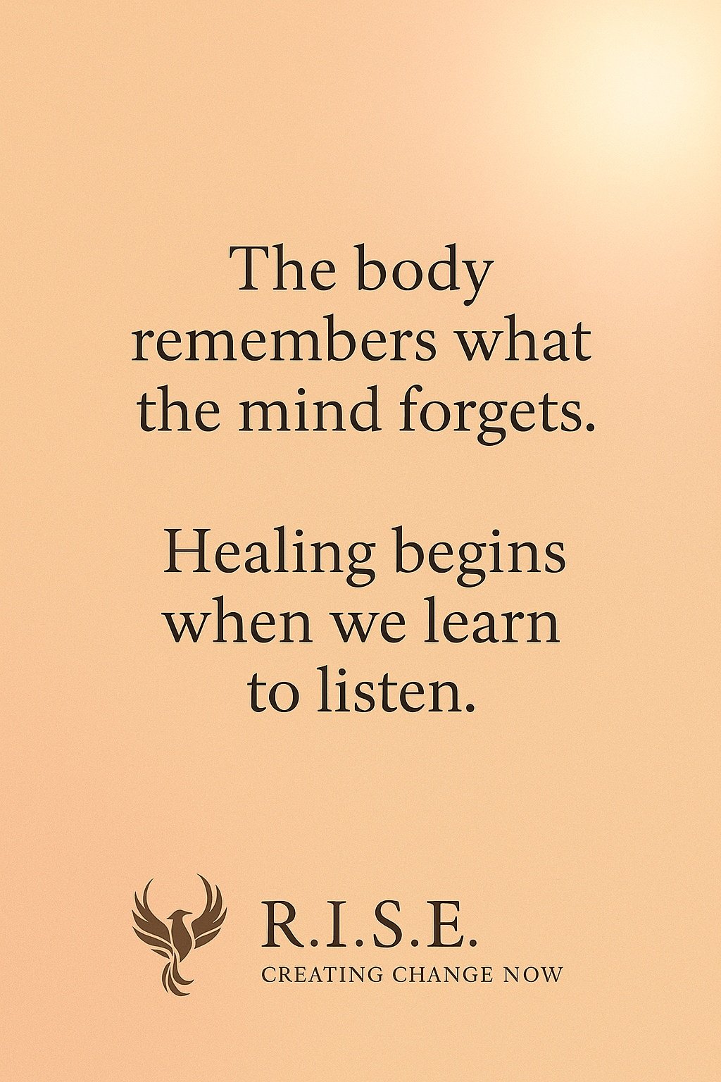 The Body Remembers — Listening to Your Inner Wisdom