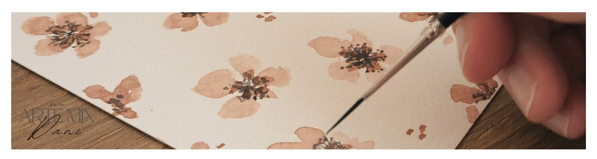 Flores sueltas en Acuarela ✨🖌️