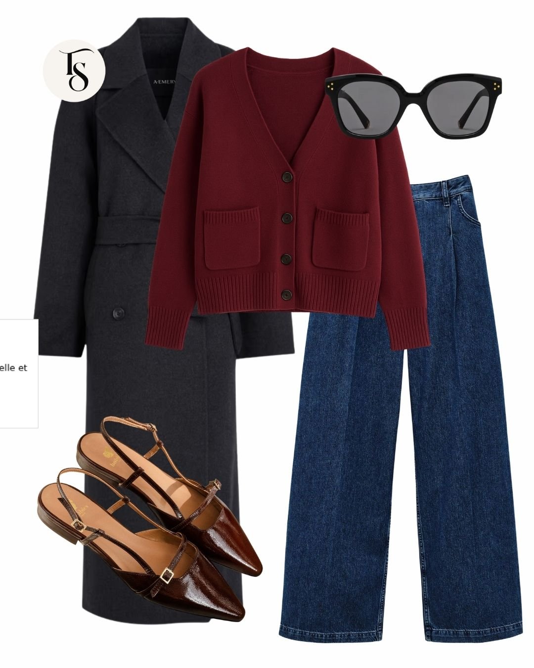 Tenue 2 à plat sur fond clair