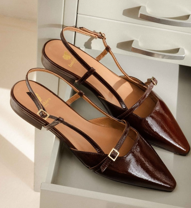 Bobbies, modèle Amel en cuir