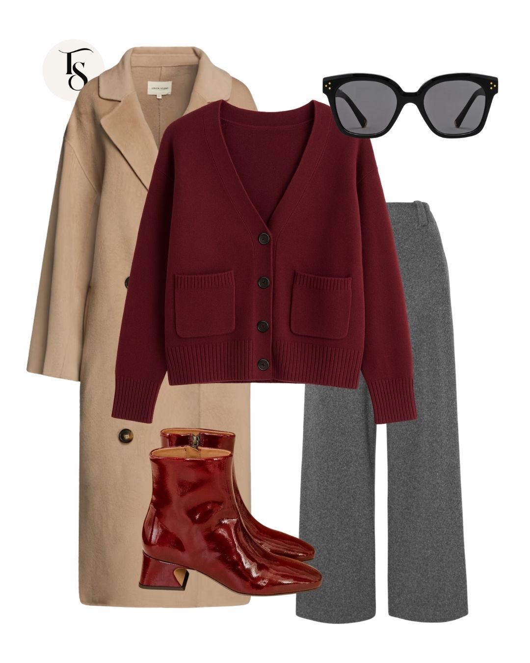 Tenue 1 à plat sur fond clair