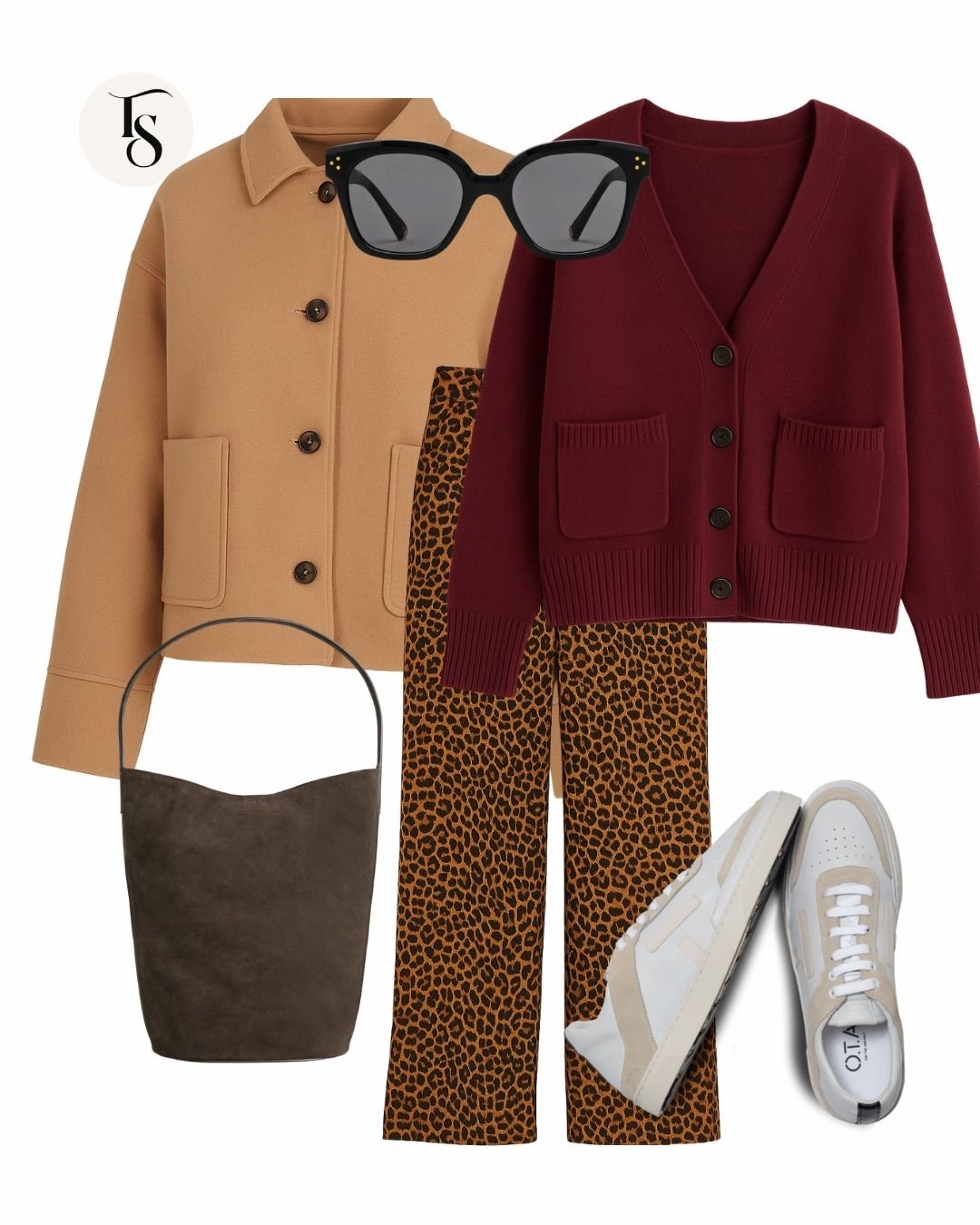 Tenue 3 à plat sur fond clair