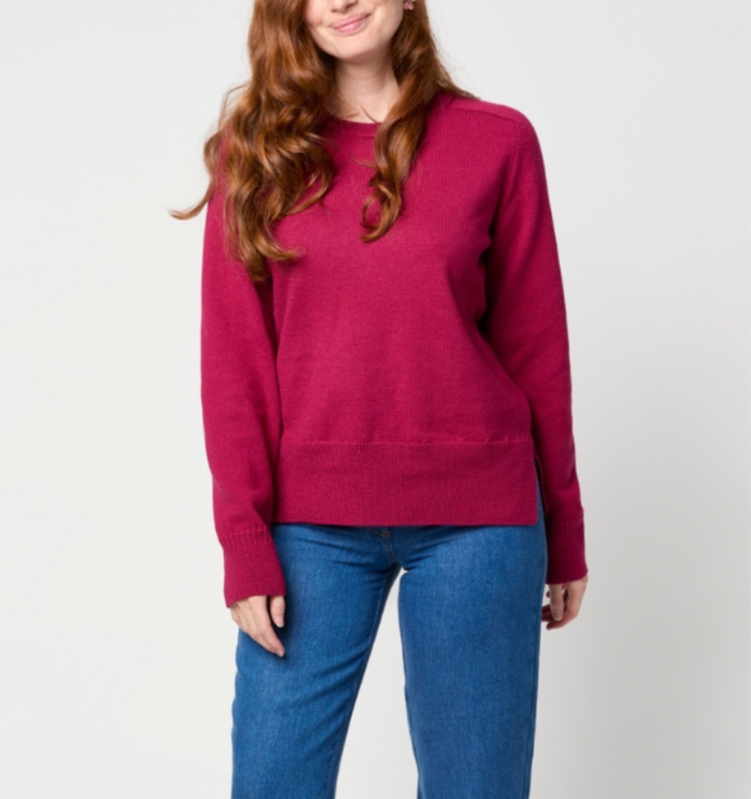 Pull Zoé Lie-de-vin