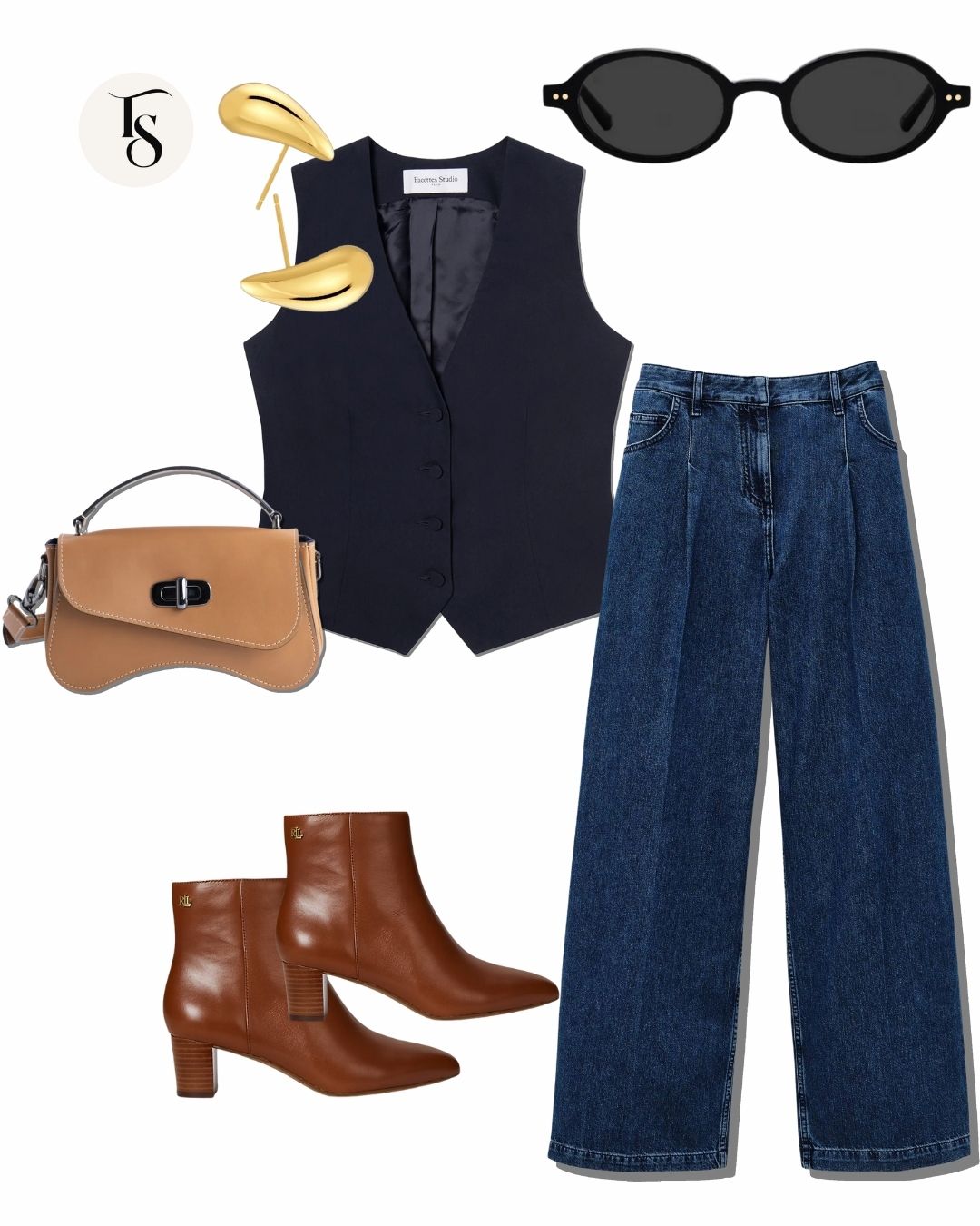 Tenue 2, avec un gilet de tailleur