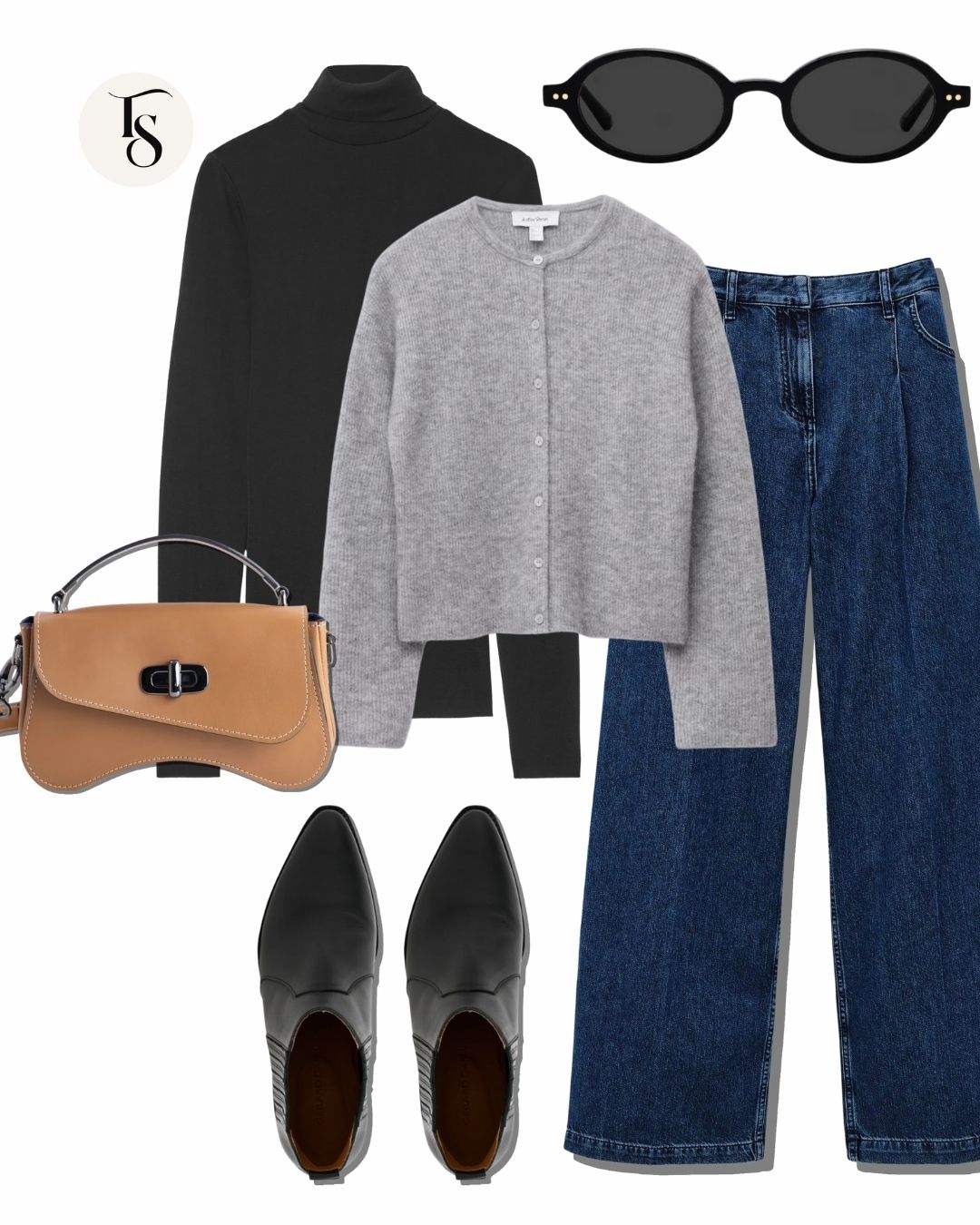 Tenue 1, avec un col roulé