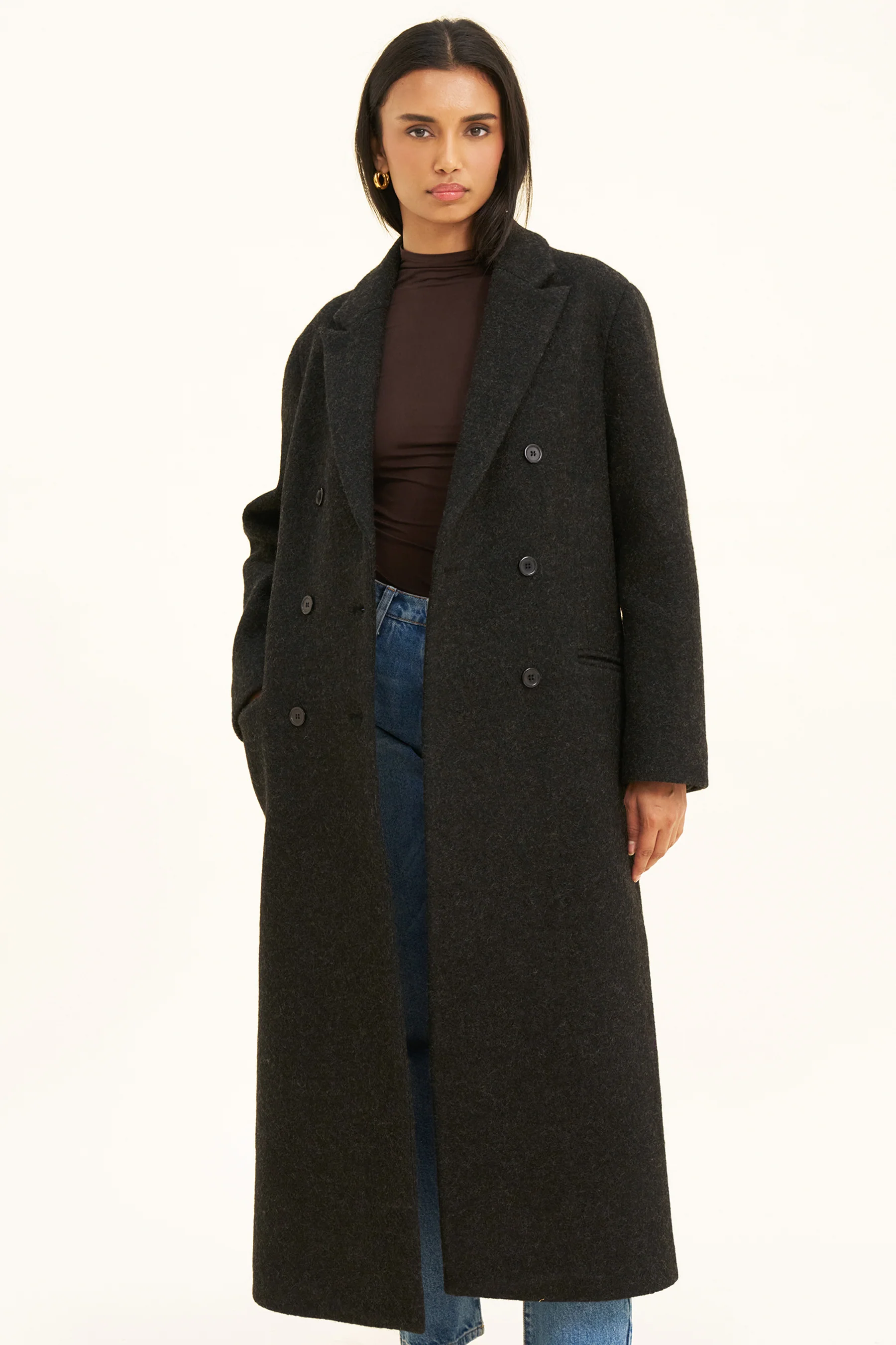 Manteau long noir Sisterhood By