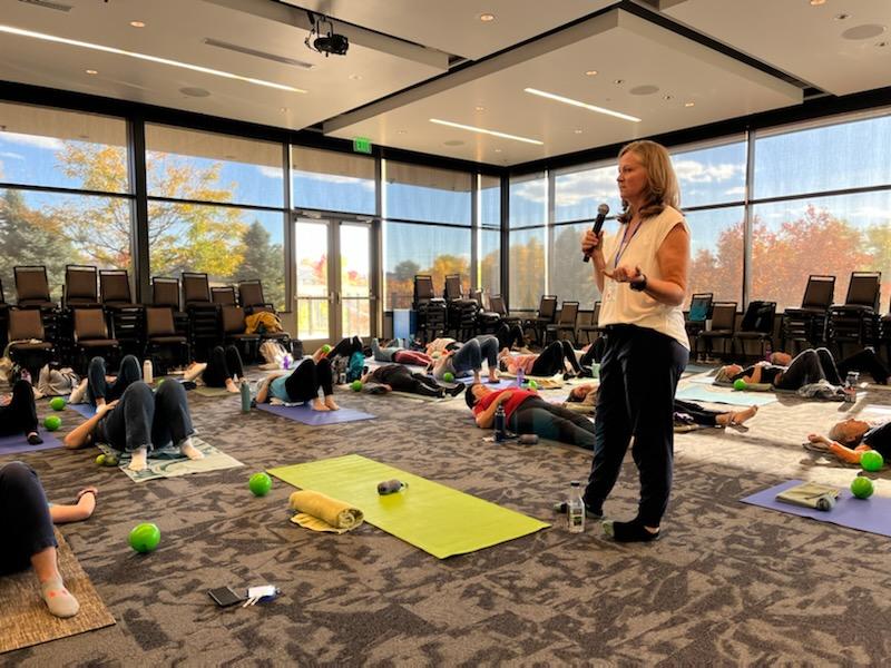 Amy Presenting at a Conference