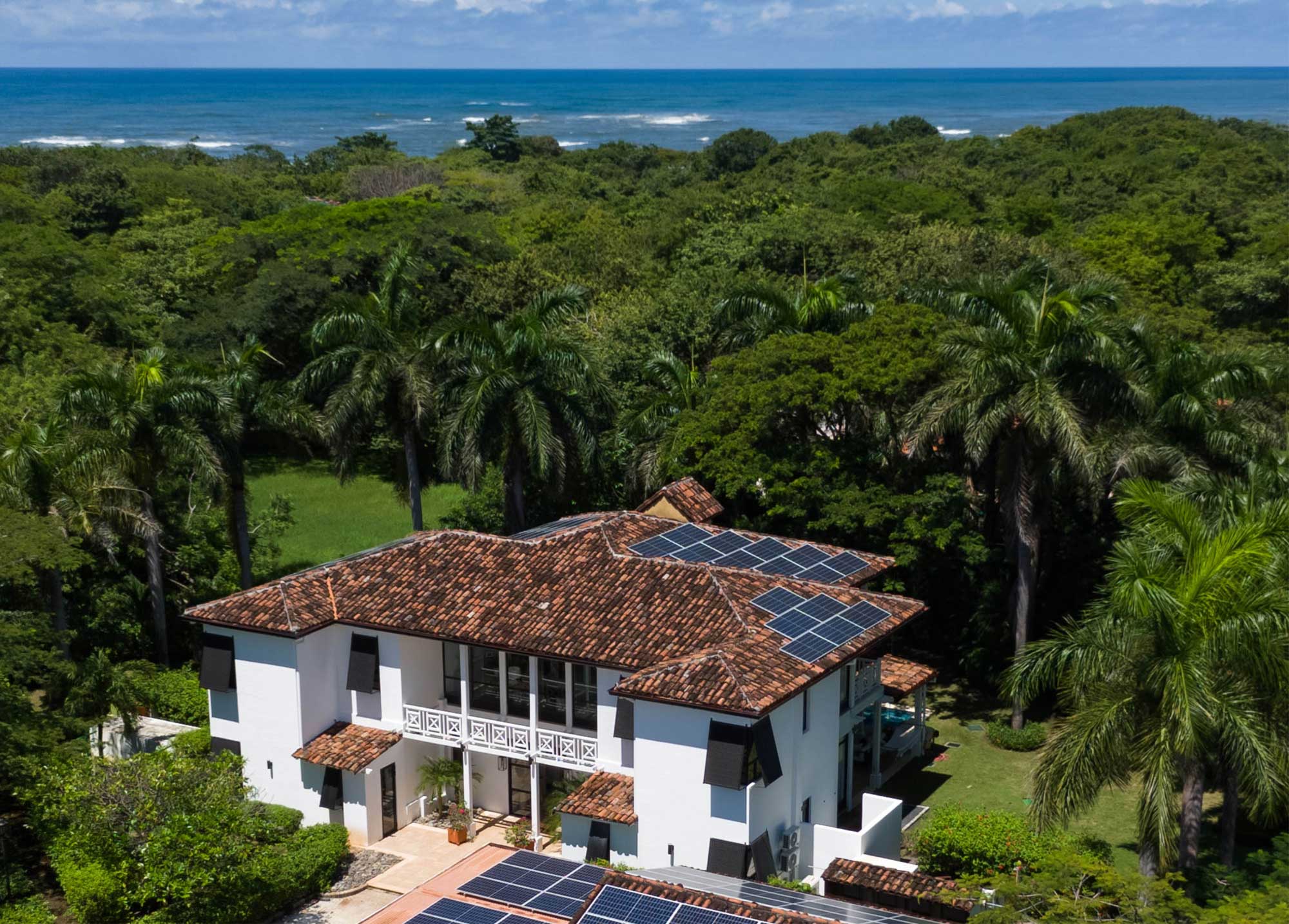 Aerial view of Casa Raíces