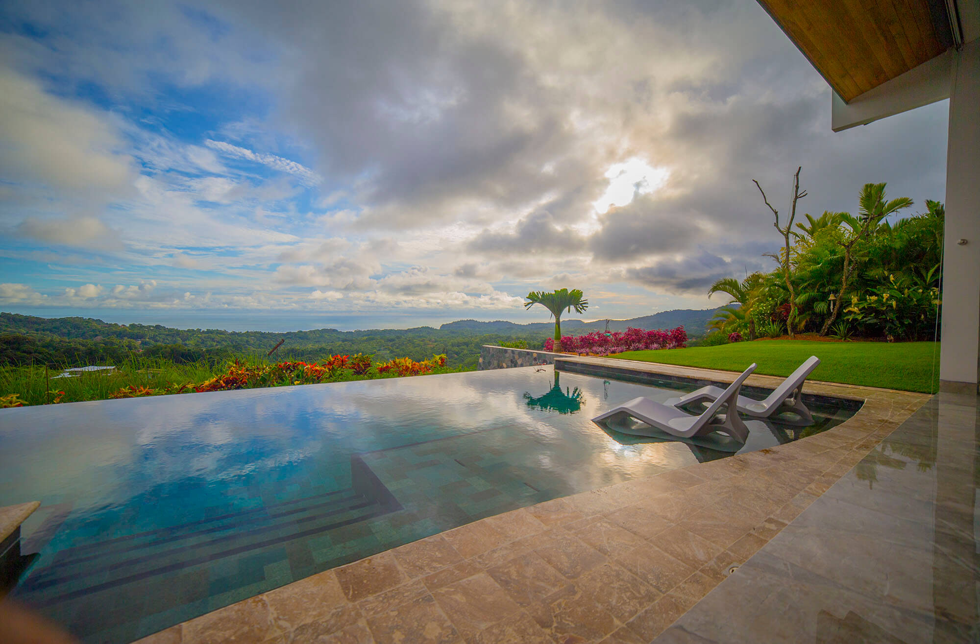 Luxury infinity pool with ocean views at Endless Vista