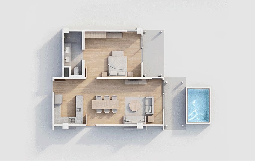 Plano de la residencia