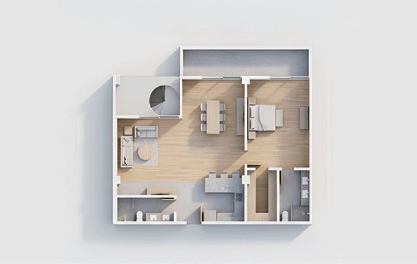 Plano del penthouse