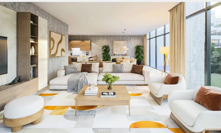 Interior del penthouse