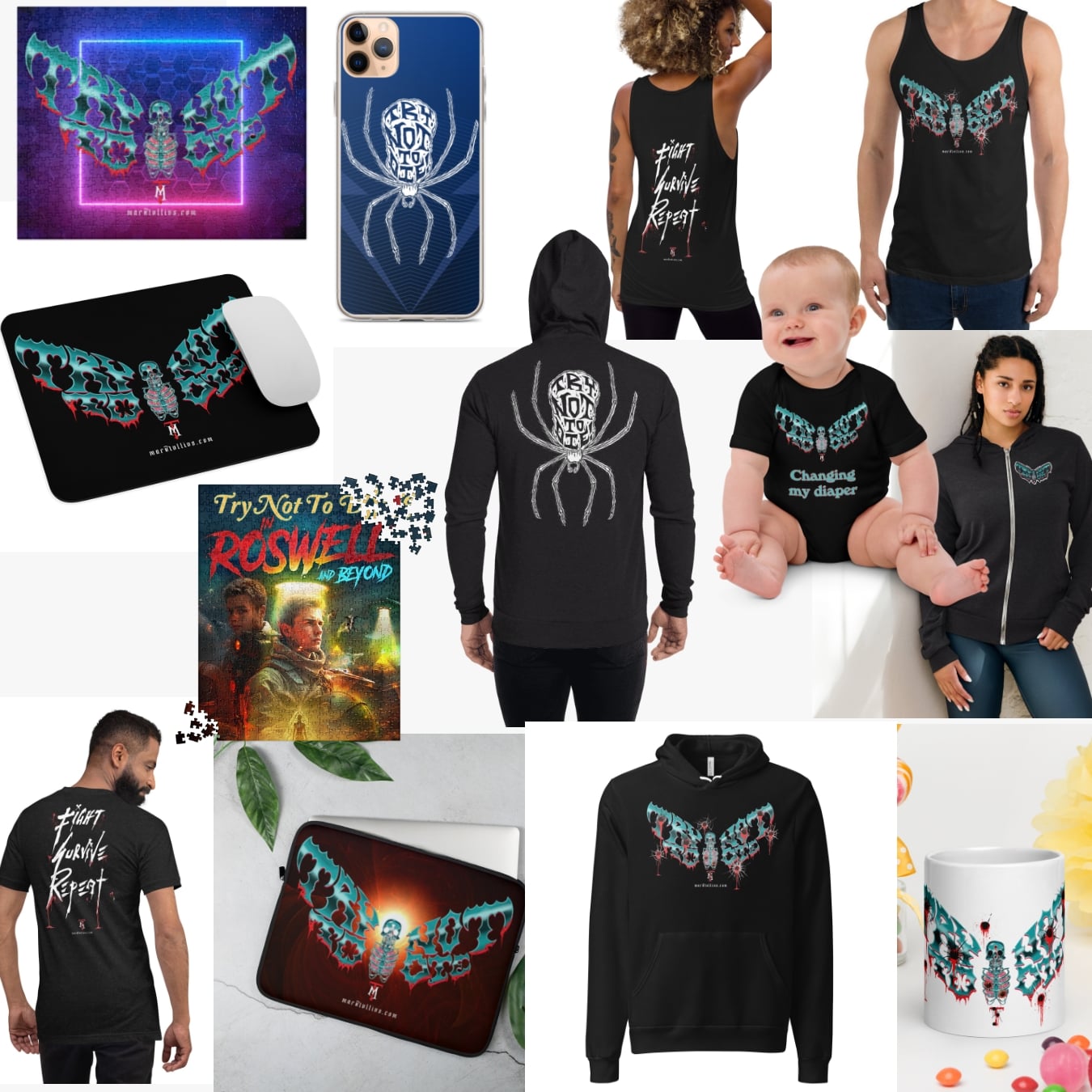 Images of TNTD merch