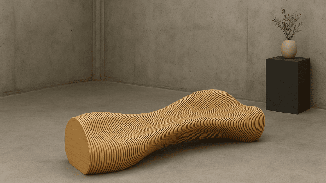 SouthLoft's Parametric Bench Blends Form, Function, and Durability
