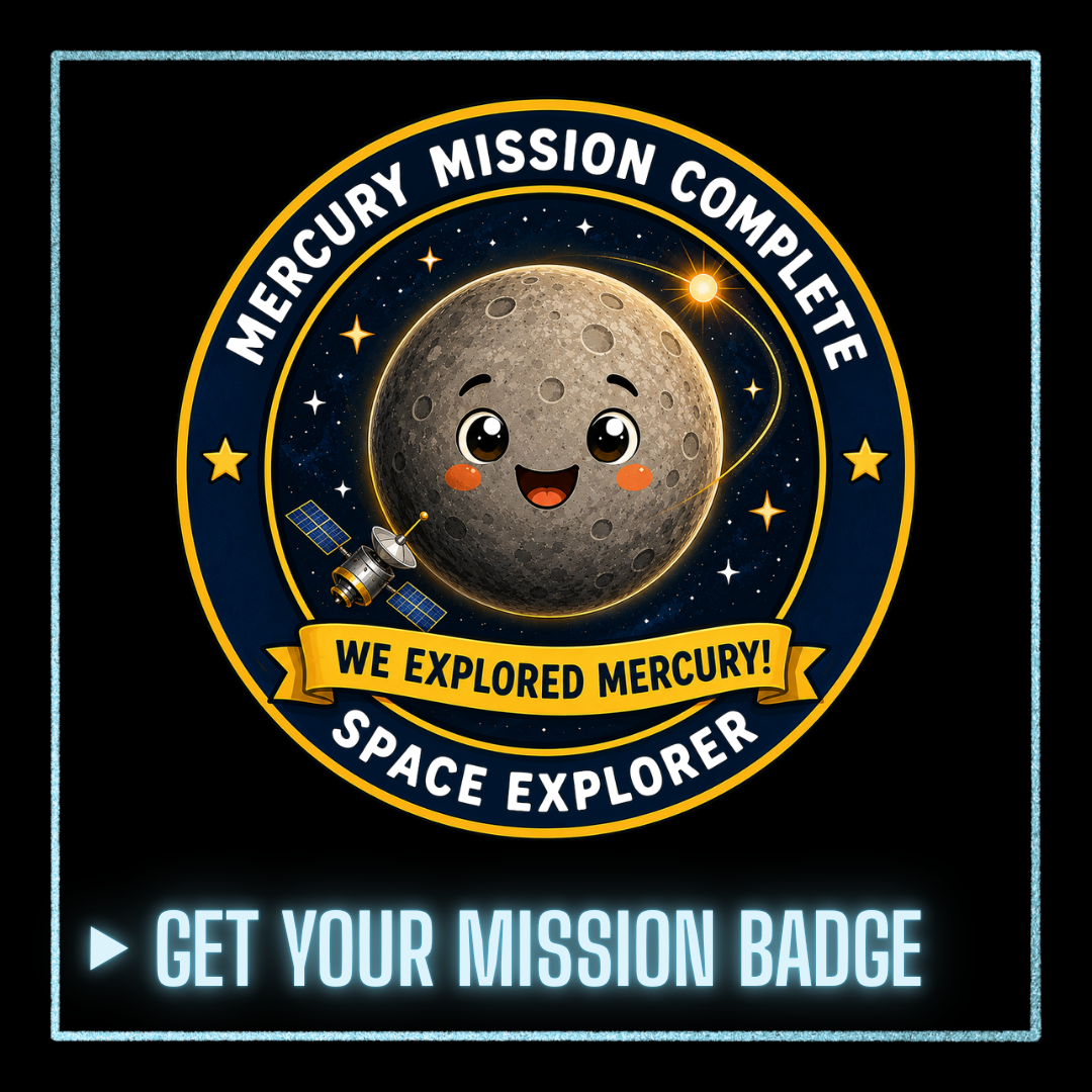 Download the Space Explorers Mercury mission badge