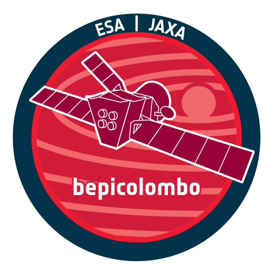 BepiColombo mission emblem for the spacecraft exploring Mercury